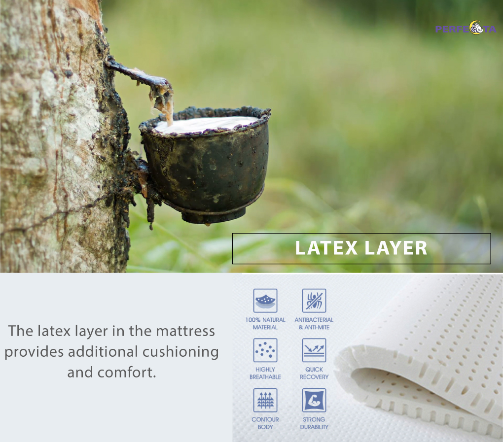 latex layer perfecta mattress